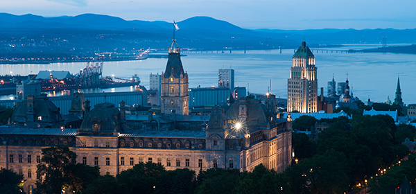 Vue de la ville de Québec