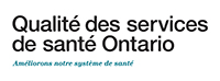Logo de Qualité des Services de Santé Ontario