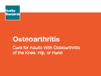 The clinical guide cover for ostheoarthritis