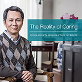 Front cover of the caregiver distress report: the reality of caring